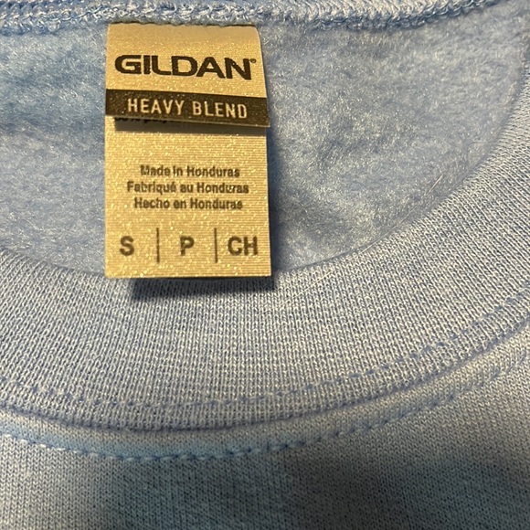 Embroidered Nike design light blue sweatshirt - Picture 3 of 3